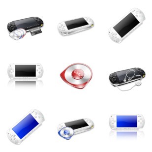 Playstation Portable icon sets preview