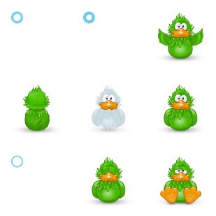 Brush Adium icon sets preview