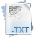 Filetype txt icon