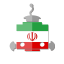 telegram, iran, ir, flag, bot, robot icon