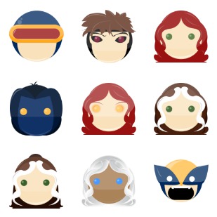 X men Pack icon sets preview