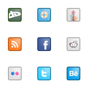 WG Social Media icon sets preview