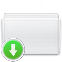 folder,drop,box icon
