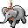 Elephant, Walk icon