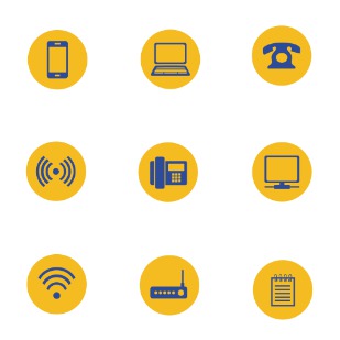 Media icon sets preview
