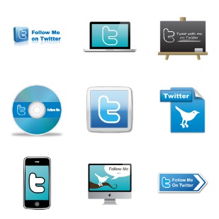 Twitter icon sets preview