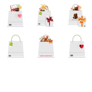 Christmas Gift Bags icon sets preview