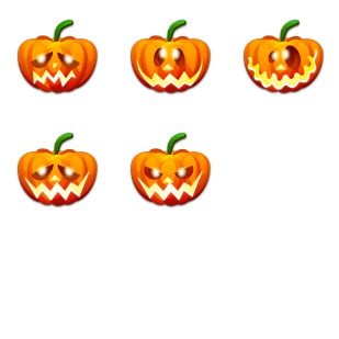 Halloween Emot icon sets preview