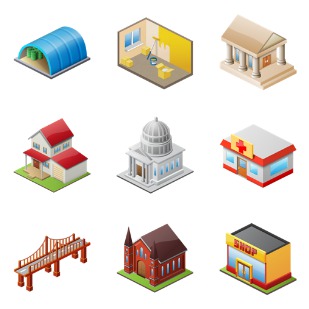 Large Home icon sets preview