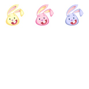 Easter Rabbits icon sets preview