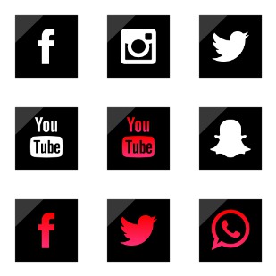 Social Media & Logos 6 ! icon sets preview