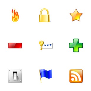 Objects icon sets preview