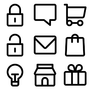 Essentials icon sets preview