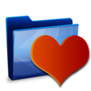 folder,heart icon