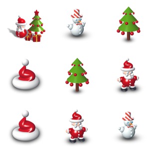 Xmas Dock icon sets preview