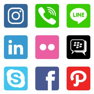 Social Media icon sets preview