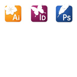White silhuette CS3 icon sets preview