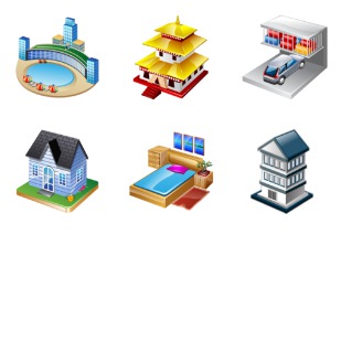 Real Vista Real State icon sets preview