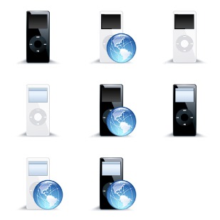 iPod Nano icon sets preview