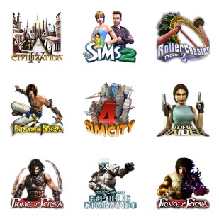 Games icon sets preview