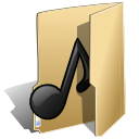 Folder music 2 icon