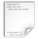 file, text, document, java icon