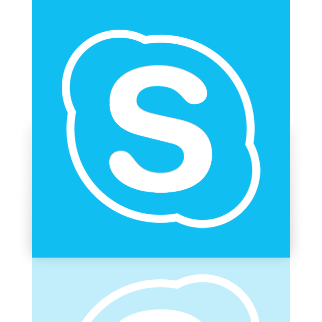 mirror, skype icon