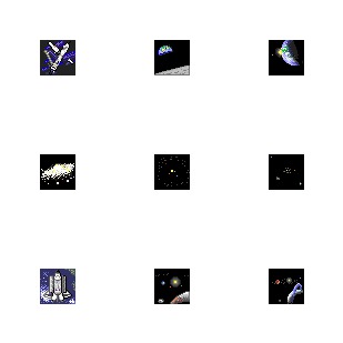 Space icon sets preview