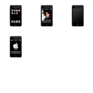 iPod Touch icon sets preview