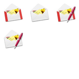 Letter icon sets preview