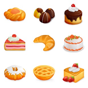 Yummy icon sets preview