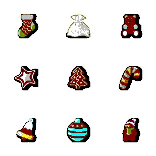 Xmas Gingerbread icon sets preview