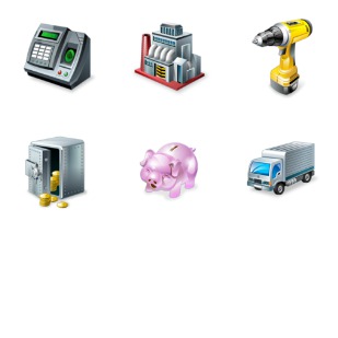 Accounting icon sets preview