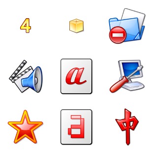 Nuvola icon sets preview