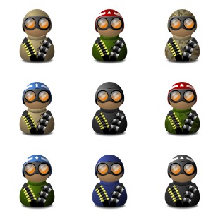 Night Vision icon sets preview