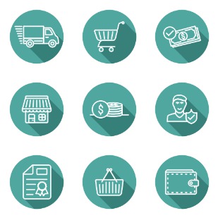 eCommerce icon sets preview