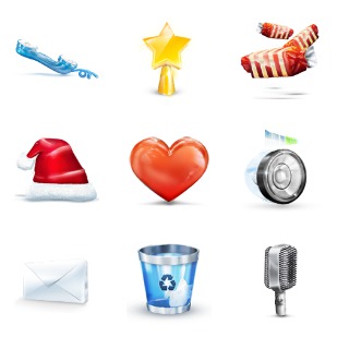 Christmas No 1 icon sets preview