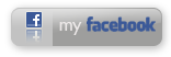 grey, button, large, facebook icon