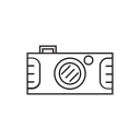 flash, dslr, lens, camera, pictures icon