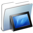 Folder, Graphite, Smooth, Wallpapers icon