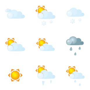 Weer Weather icon sets preview